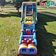 slip and slide obstacle course